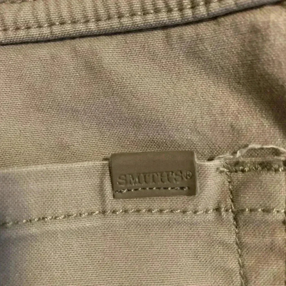 Smiths Workwear Pants Men's 30x28 Green Straight Leg Casual Pockets Work Heavy - Picture 5 of 6